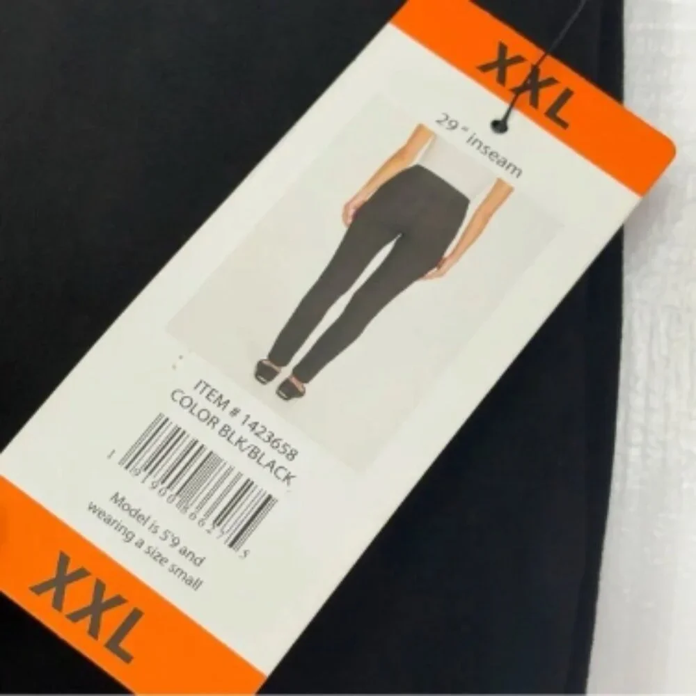 NWT Andrew Marc Soft Black Faux Suede Stretch Pull-On Legging Pants XXL - Picture 5 of 12